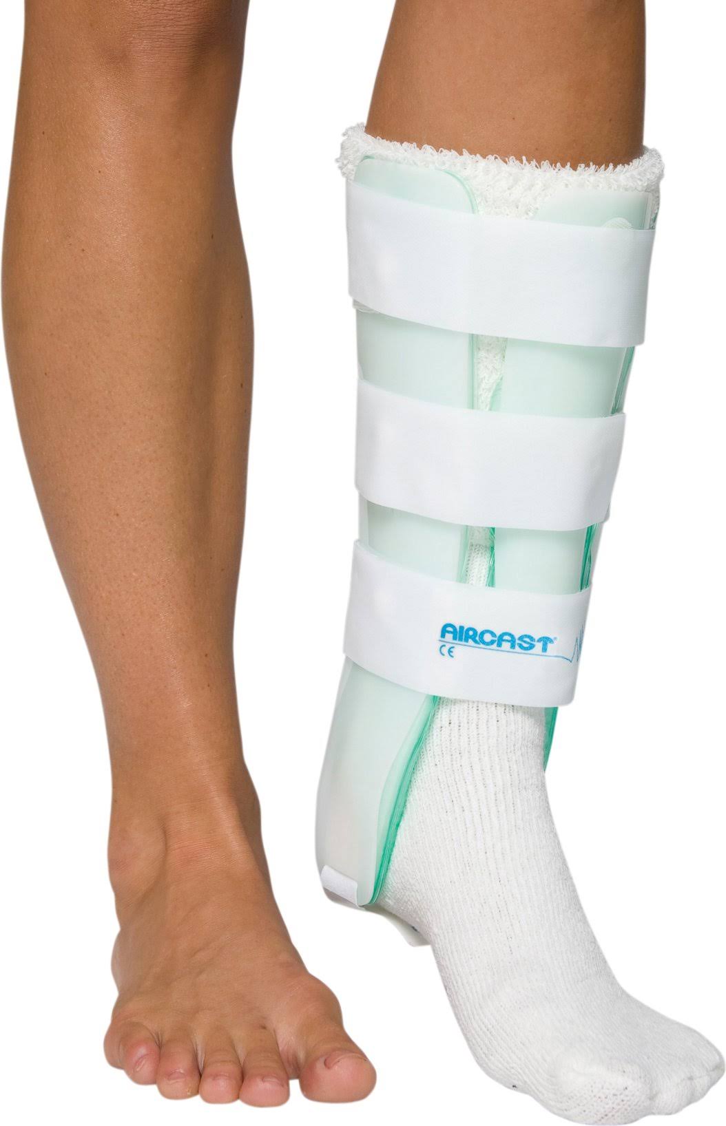 Leg Support Brace With Anterior Panel, Left Leg, One Size Fits Most