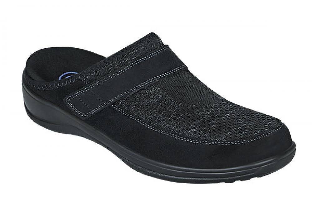 Louise Stretch Knit Women's Slippers Stretch Black - 5 X-Wide