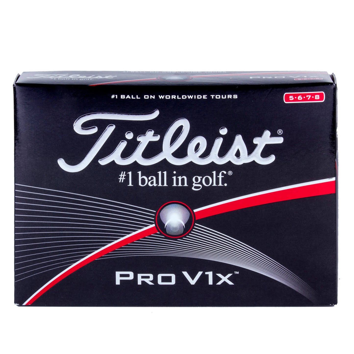 Left Dash Pro V1x Golf Balls