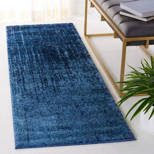 Light Blue/Blue Area Rug Rug Size: Rectangle 4' X 6'