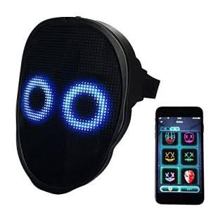 Life Led Mask With Bluetooth-Compatible App Controlled, Customizable Shining Mask