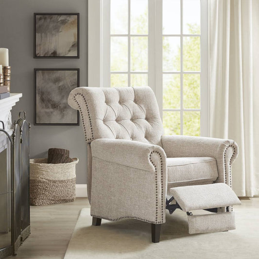 Loughborough Manual Recliner Upholstery Color: Cream