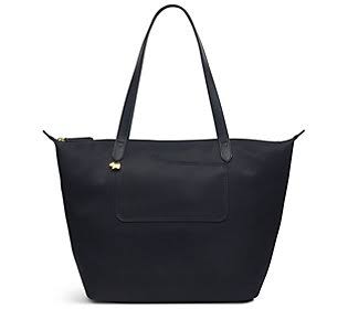 London Women's Pocket Essentials Responsible Large Ziptop Tote Bag - Black