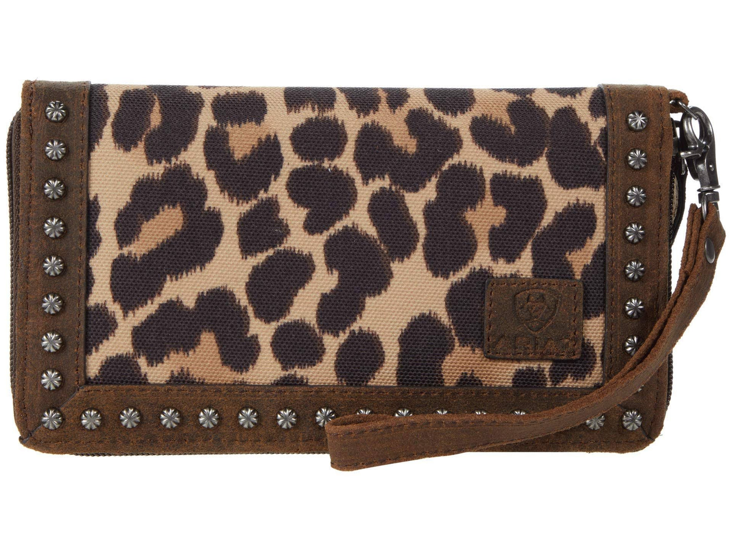 Leopard Print Clutch Wallet