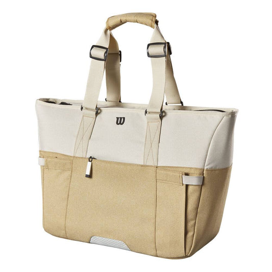 Lifestyle Tote Tennis Bag, Off White / Khaki