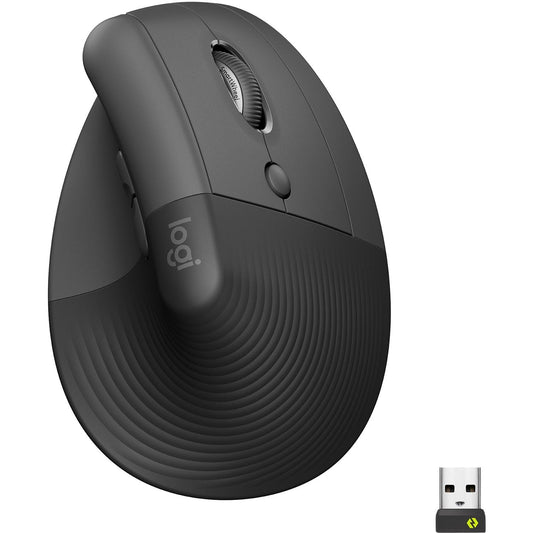 Lift Vertical Ergonomic Wireless Mouse (Graphite)