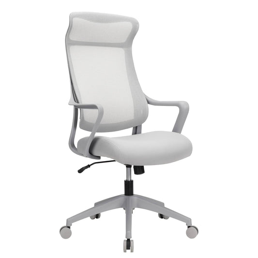 Lenzer Mesh High-Back Task Chair, Gray