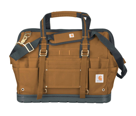 Legacy 18 In. Tool Bag Molded Base Brown