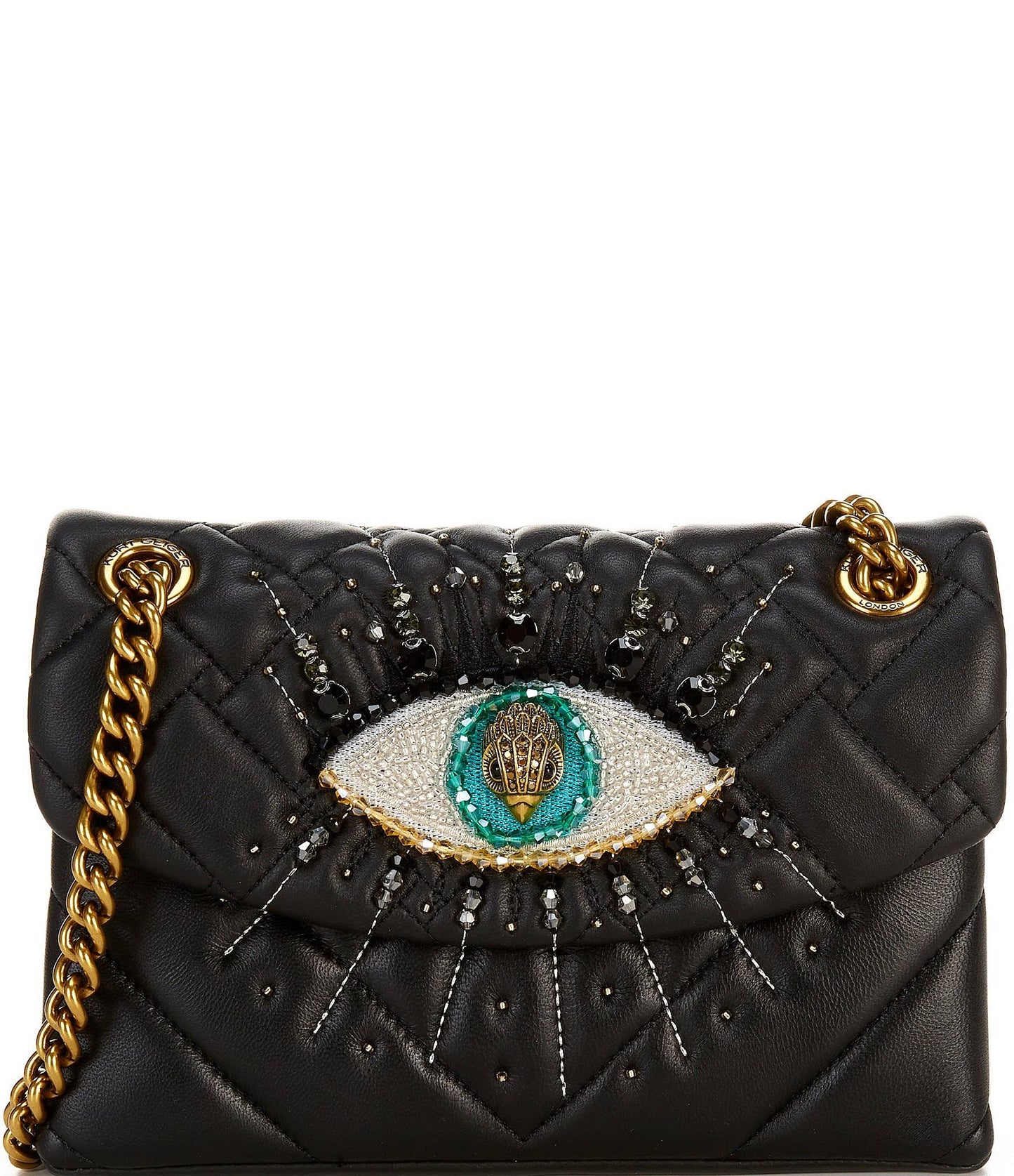 London Mini Kensington Eye Crossbody Bag - Black