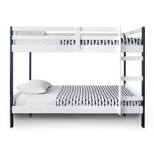 Letto Bunk Bed Navy Blue And White