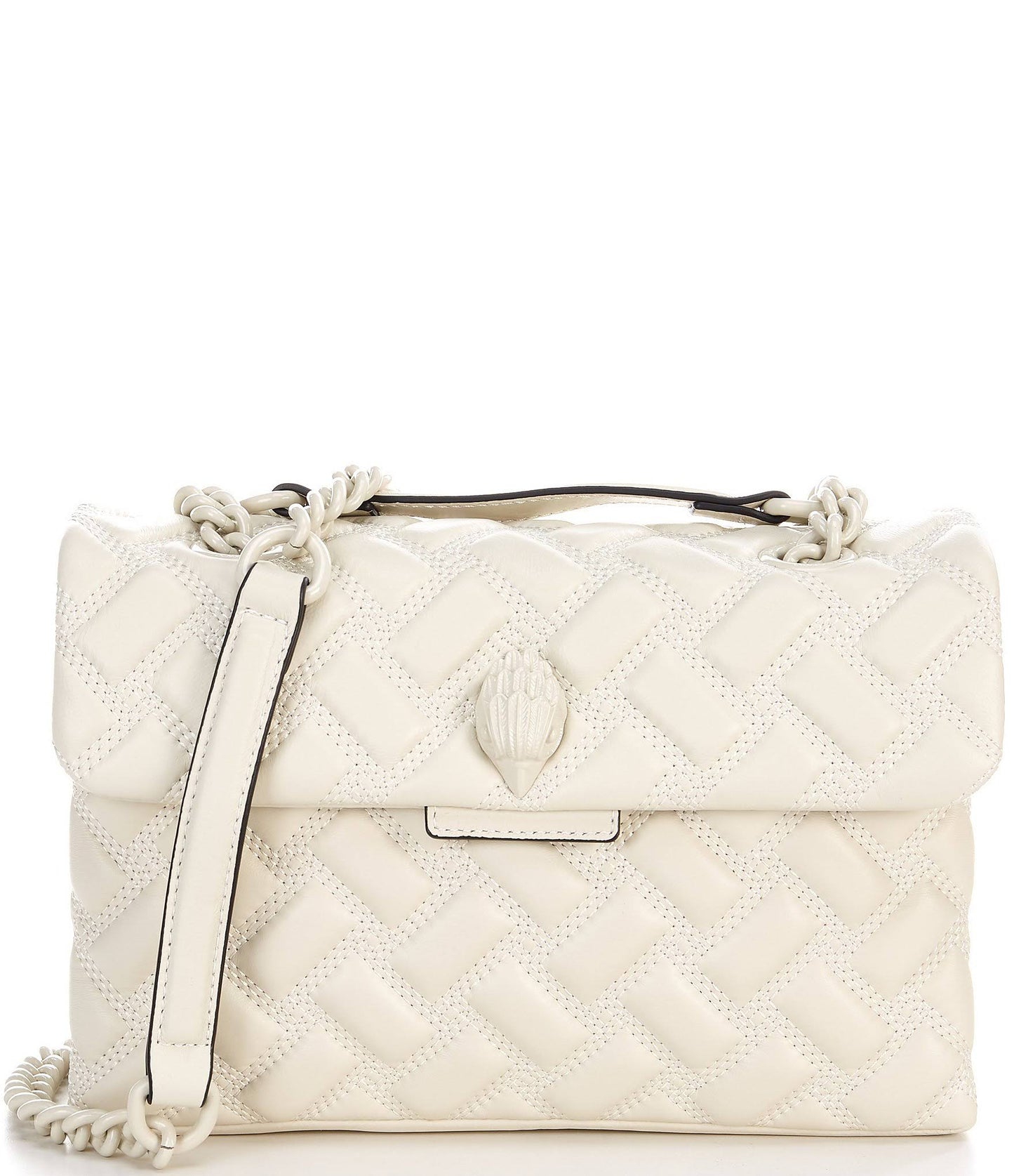 London Kensington Drench Quilted Large Shoulder Bag - Natural