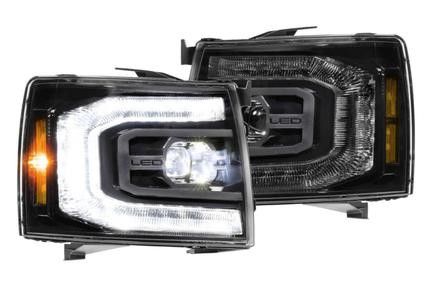 Lf540.2-Asm Headlights For 07-13 Silverado Xb Led