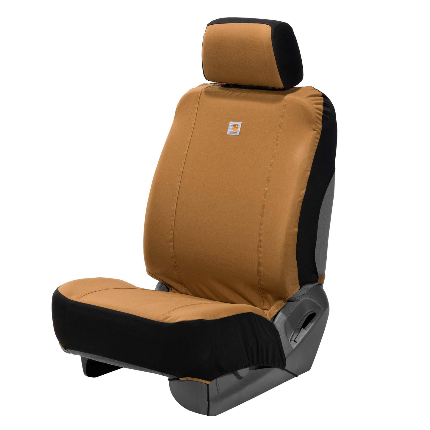 Low-Back Brown Bucket Seat Cover