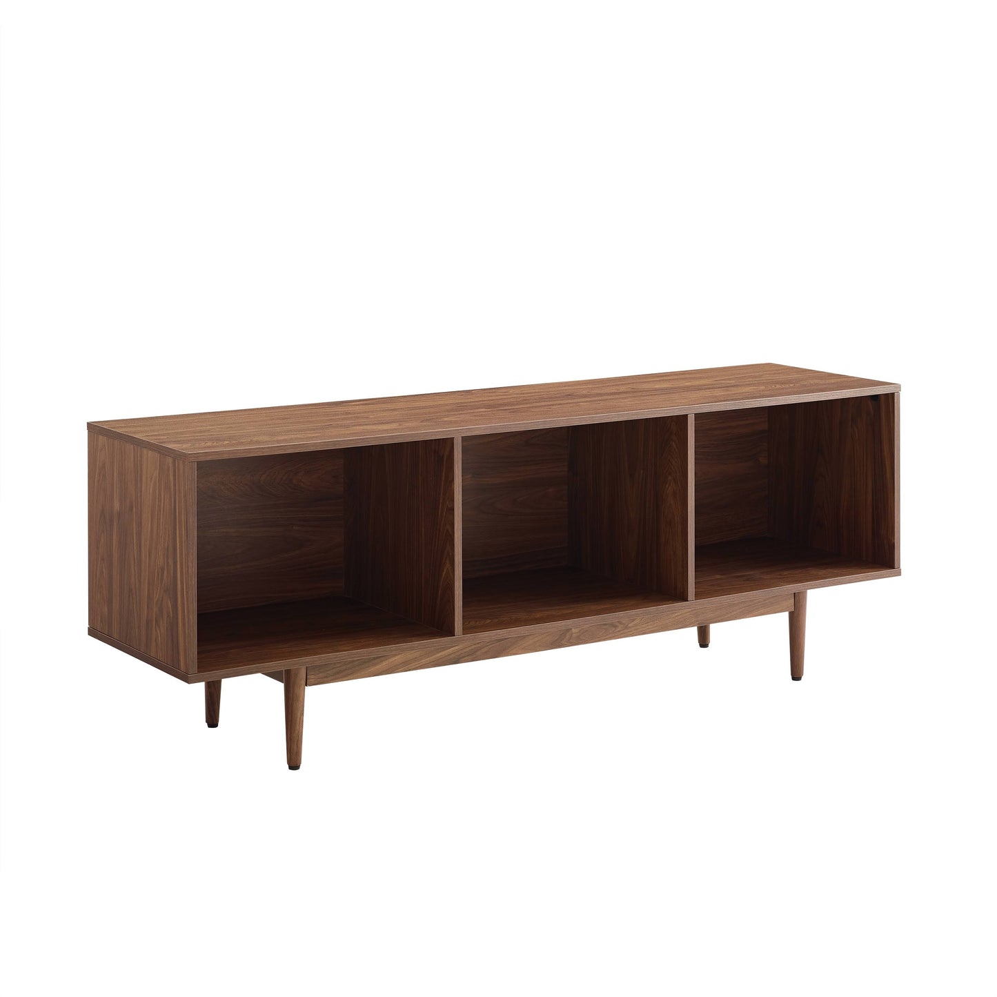 Liam Large Record Storage Console Cabinet - Walnut