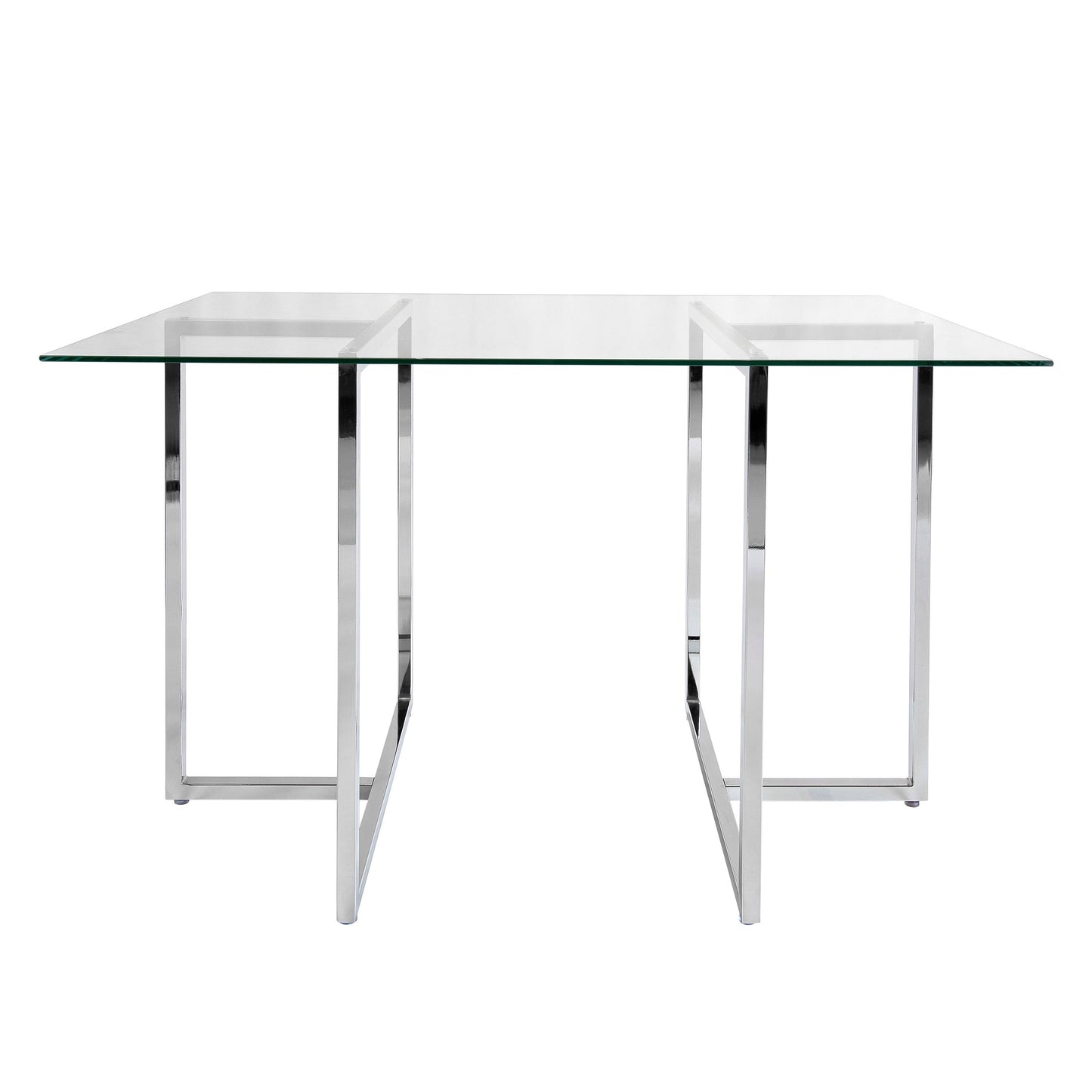 Legend Rectangular Dining Table Stainless Steel / 29x48