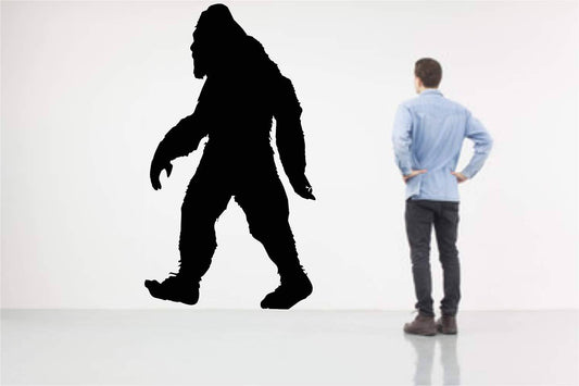 Life-Size 7 Foot Tall Bigfoot Yeti Sasquatch Sighting Cabin Wall Decor Vinyl Decal Sticker