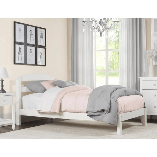 Leighton Kids' Twin Bed, White