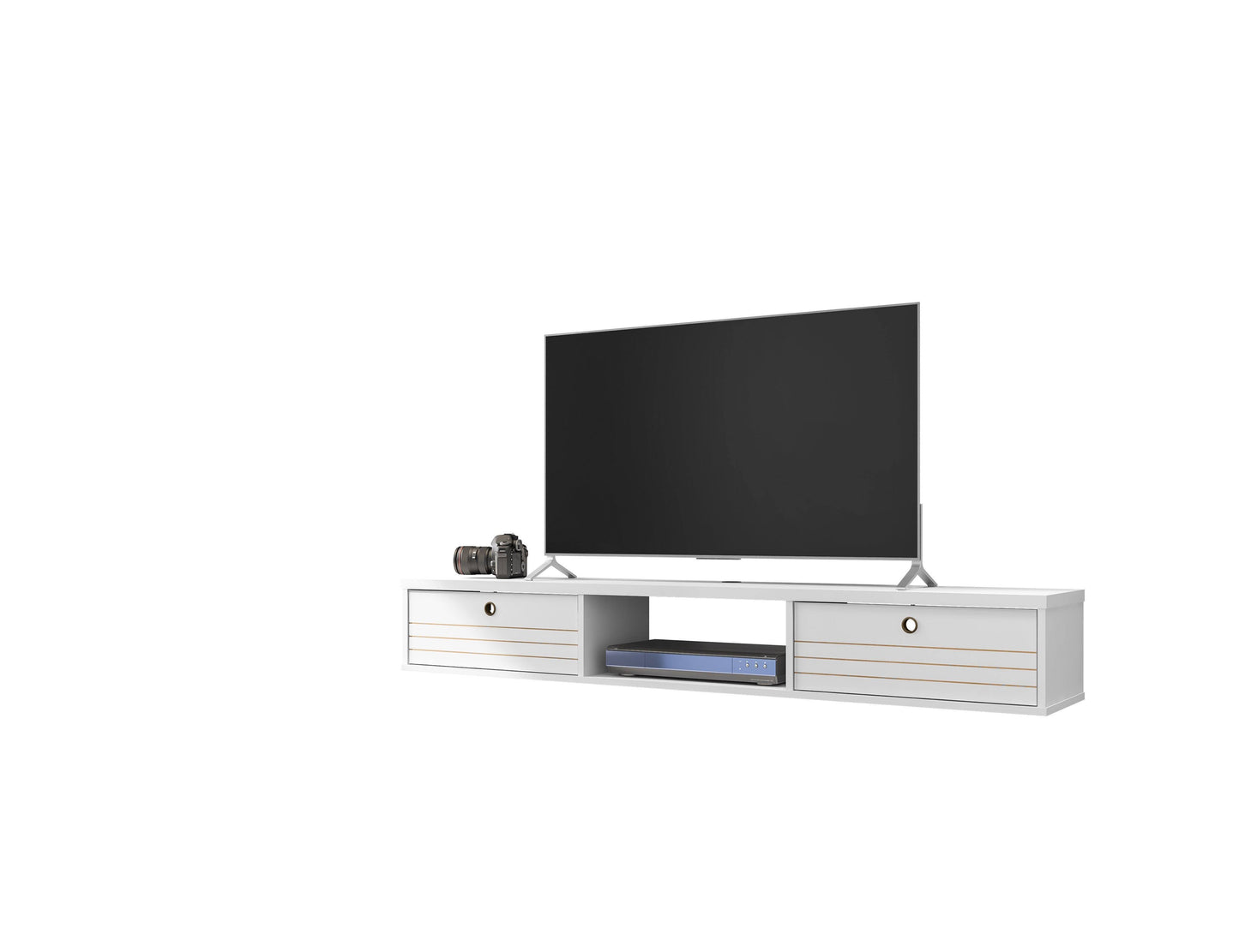 Liberty Floating Entertainment Center - White