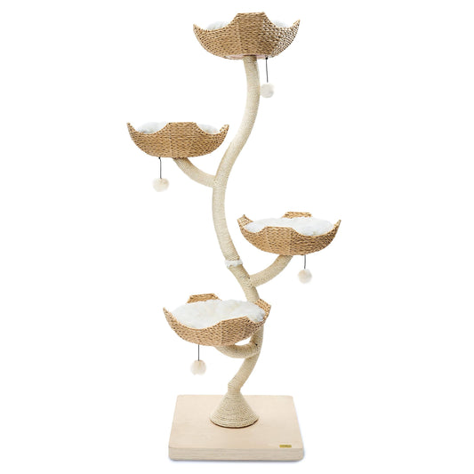 Lifestyle Ivy Cat Tree, White, Large