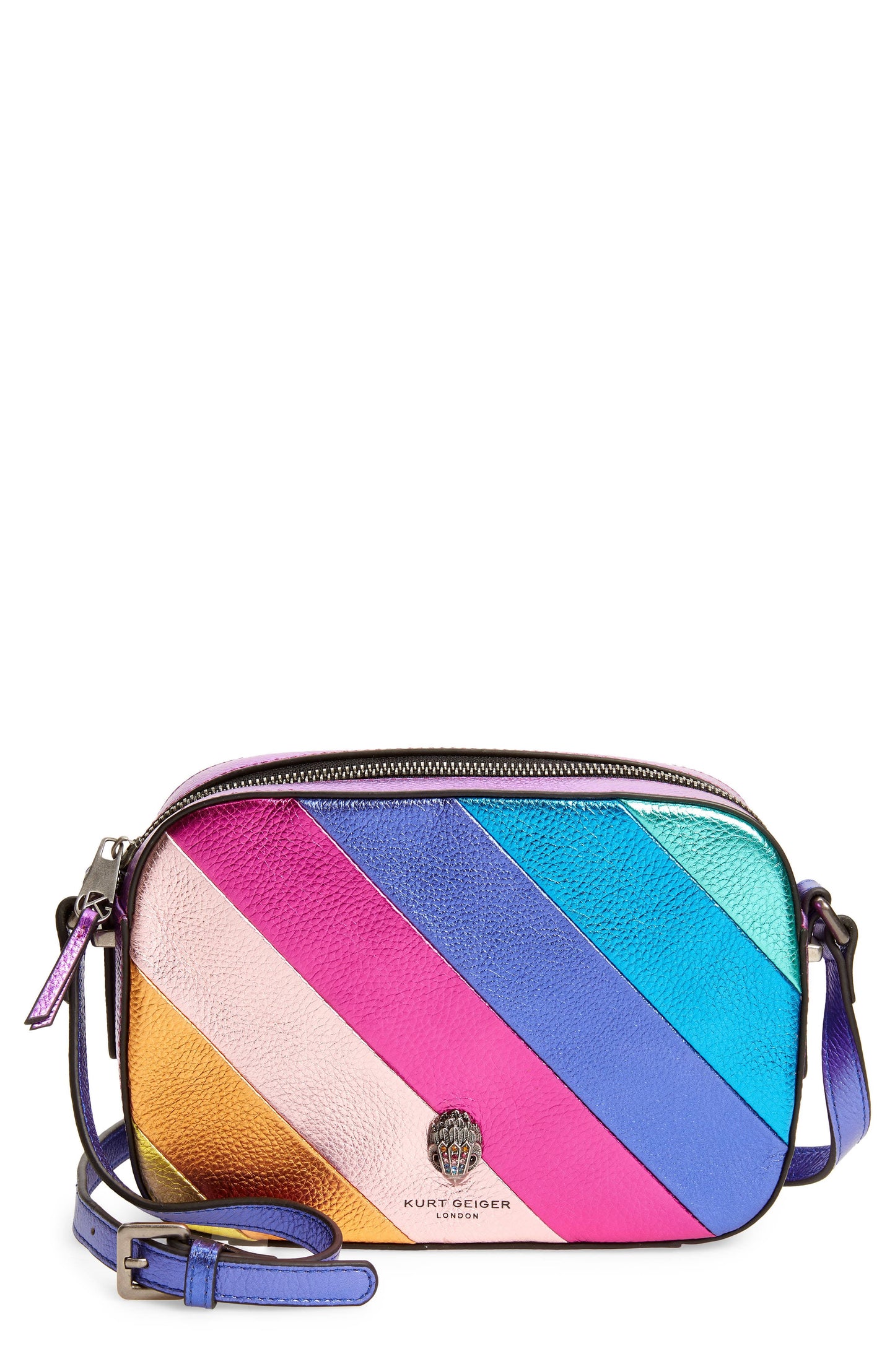 London Kensington Leather Crossbody - Multi